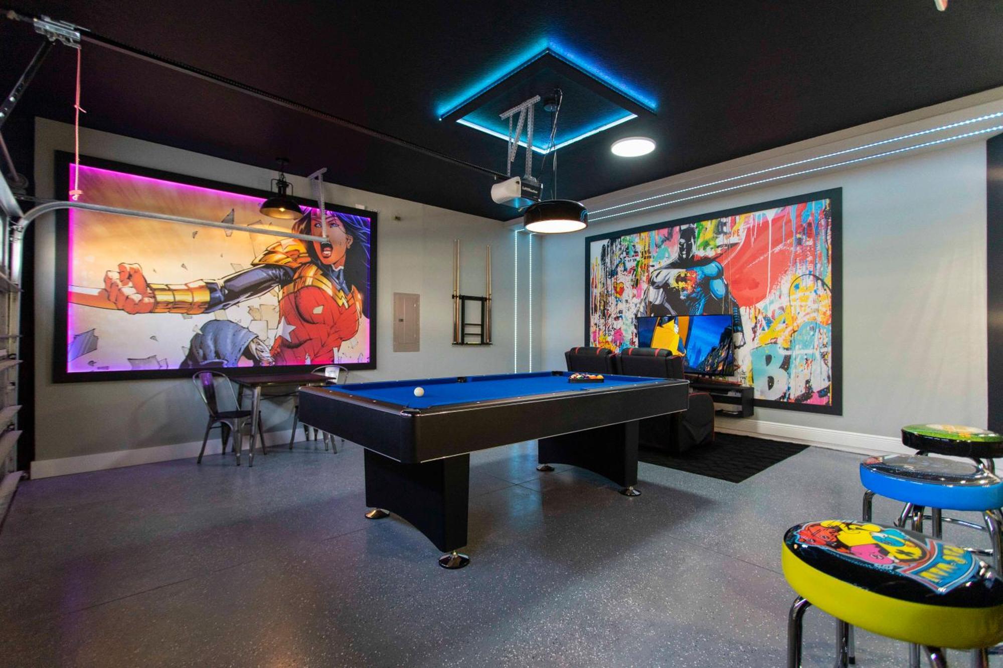 Beautiful Themed Single Home With Private Pool And Game Room Ec0405 Orlando Exteriör bild